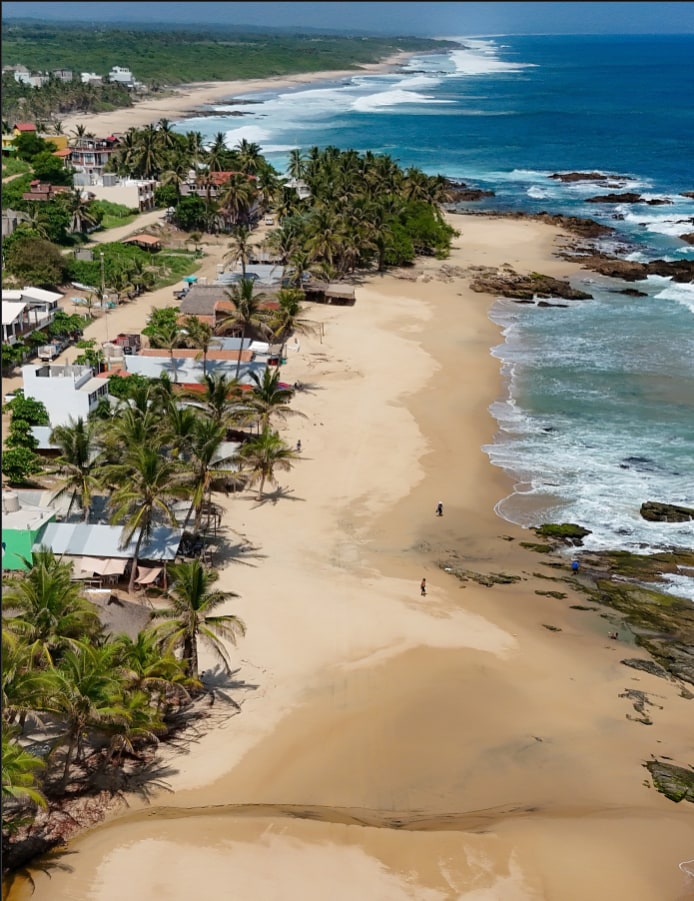 La playa de Agua Blanca